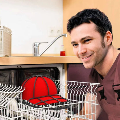 Baseball Cap Washer: Anti-Deformation Cap Protector Rack for Dishwasher & Washing Machine - Hat Washer Frame for Creative Home Cleaning