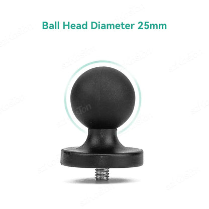 Selfie Stick Monopod Handlebar Mount – Compatible with Insta360 X4/X3/X2, GoPro 8-13 & DJI for Bicycle & Motorcycle