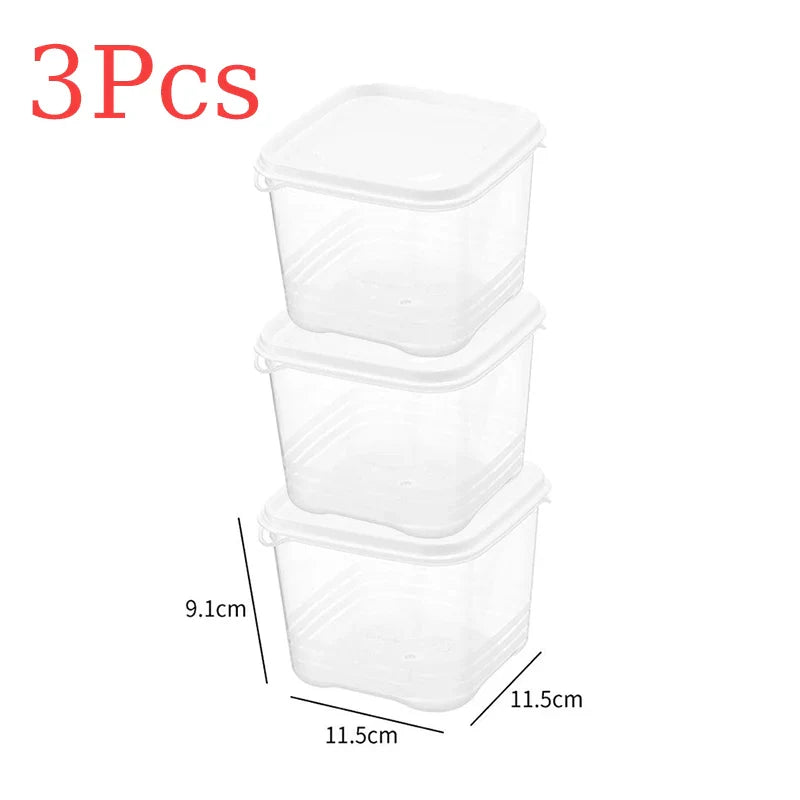 5-Piece Sealed Food Storage Box Set — Airtight Fridge Organizer for Fruits, Meat, Freezing & Kitchen Storage