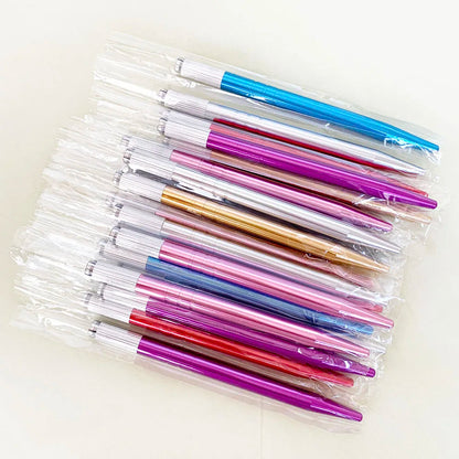 10pcs Permanent Makeup Eyebrow Tattoo Pens — Manual Tebori Microblading Stainless Steel Lock-Pin Tools