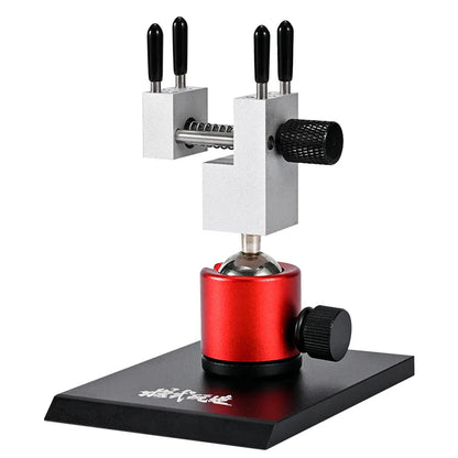 2-in-1 Etching Sheet Bender & 360° Vise Tool Holder — Precision Parts Bender for Gundam, Mecha & Military Model DIY