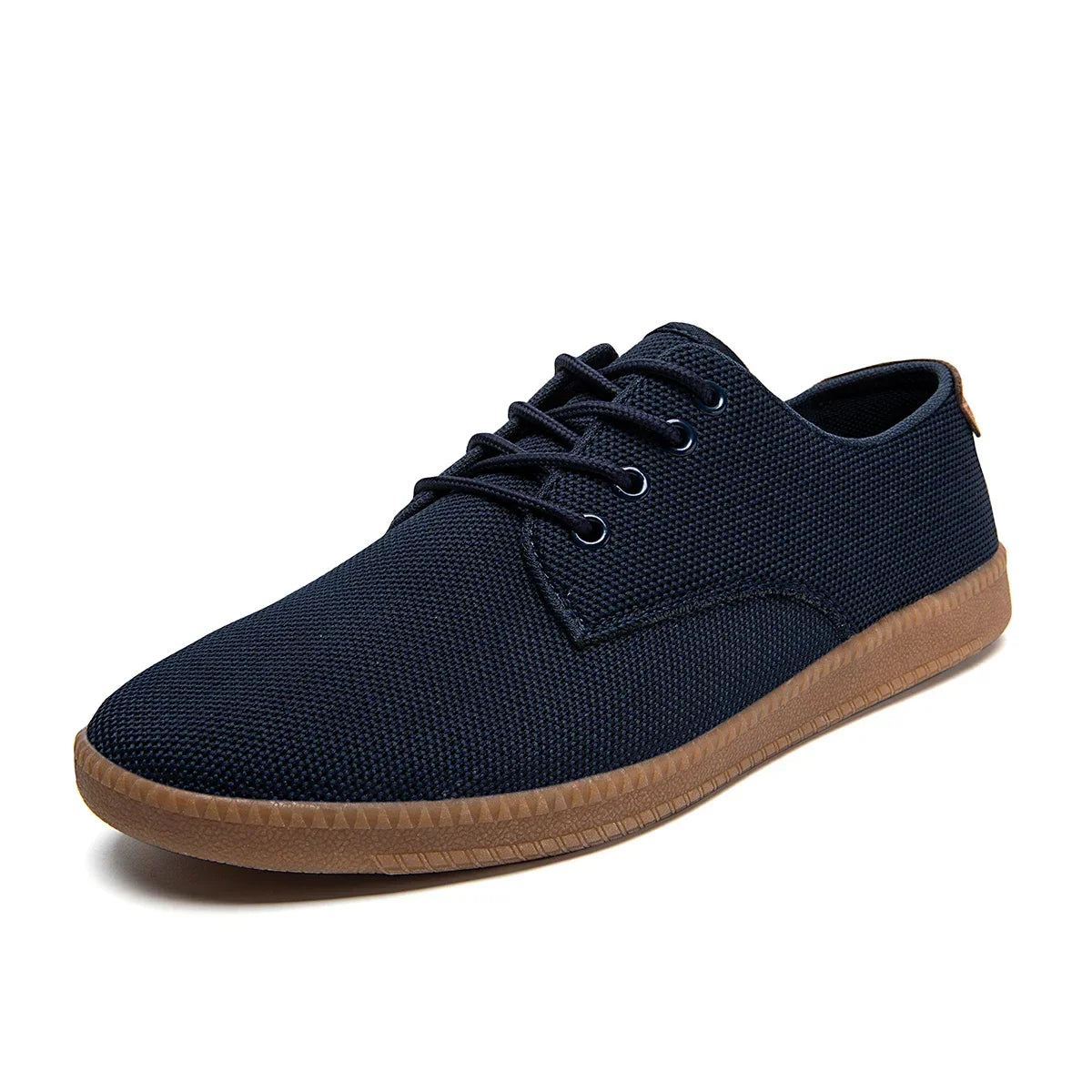Men’s Canvas Casual Sneakers — Lightweight Slip-On Vulcanized Flats & Loafers, Comfortable Trainers Shoes