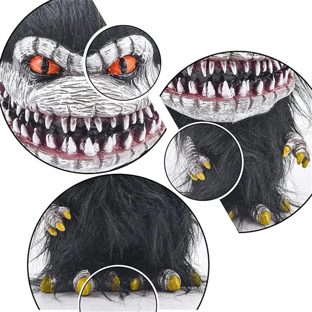 Creepy Alien Monster Plush Doll - Horror Movie Style Stuffed Toy for Halloween Party Decor and Funny Collectible Prop