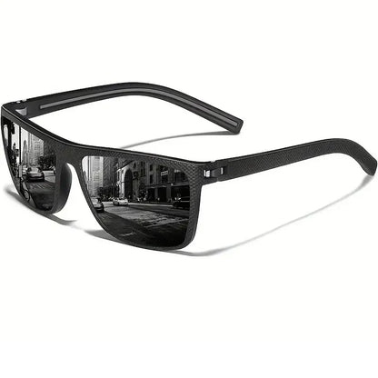 Square Polarized Sunglasses – Lightweight UV Protection Sun Glasses for Men & Women