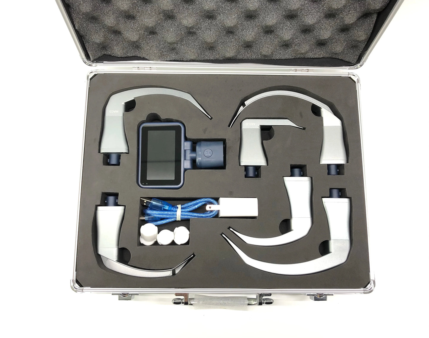 3.5-Inch Touch Screen Video Laryngoscope with Reusable Sterilizable Blades – Digital Laryngoscope, Mexico Warehouse Delivery