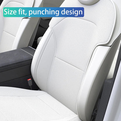 Tesla Model Y Juniper 2025-2026 Ventilated Leather Seat Cushion Cover – Breathable Comfort Interior Accessory