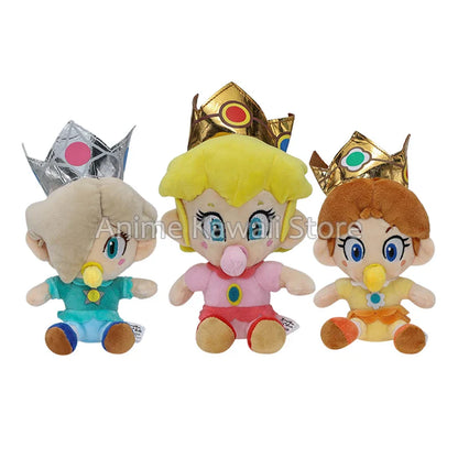 Mario Plush Toy Set – Princess Peach, Daisy, Toadette, Rosalina & Pauline Stuffed Dolls for Birthday Gifts