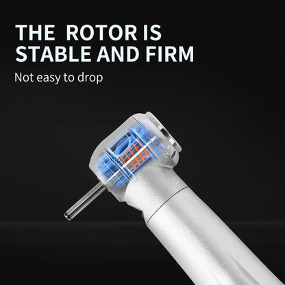 LED Dental Handpiece – High-Speed Push Button with 3 Water Spray, Ceramic Bearings & High Rotation Air Turbine Tip
