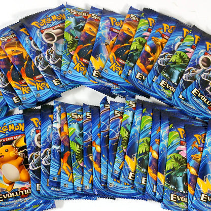 324-Piece Pokémon Cards Set – Sun & Moon XY Evolutions Booster Box, Collectible Trading Card Game Toy for Kids