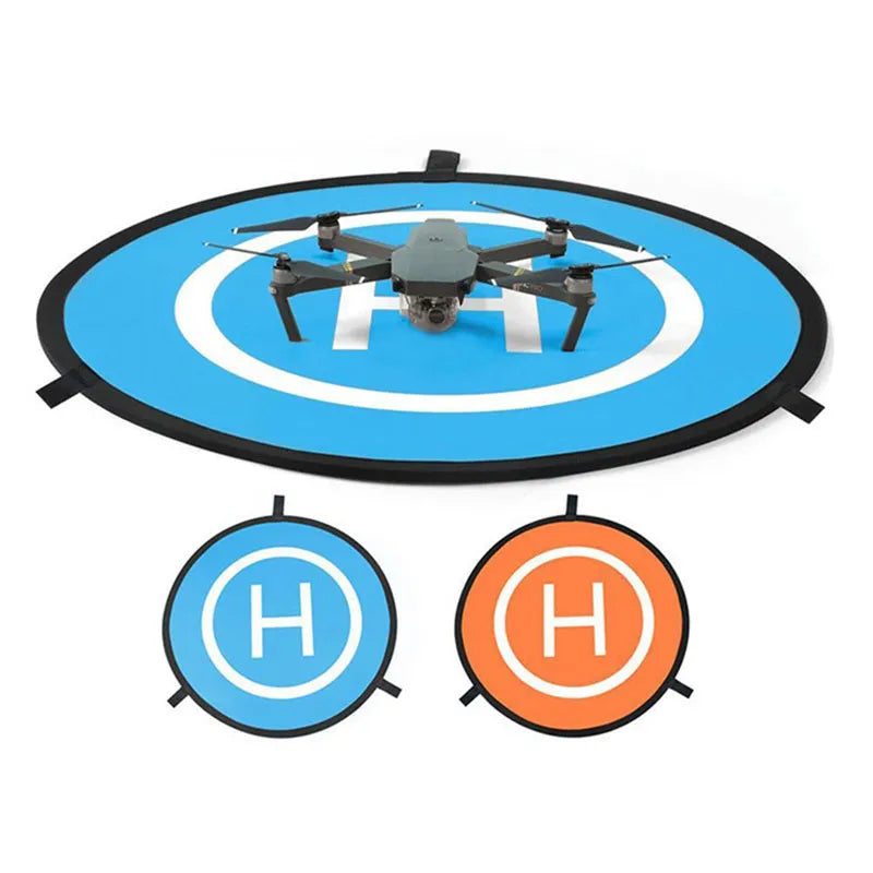 Universal Foldable Drone Landing Pad - 55cm/75cm RC Quadcopter Mat, Durable Parking Apron for Drone Accessories