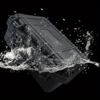 Waterproof Hard Tool Carry Case - Protective Storage Box with Pre-Cut Sponge Organizer for Equipment