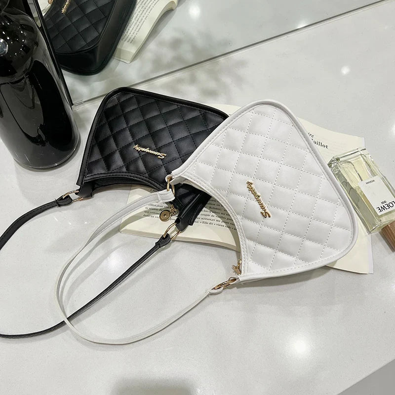 Women’s Soft Faux Leather Crossbody Bag – Retro Underarm Handbag & Small Shoulder Bag for Girls – Fashion Design