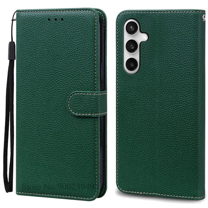 Samsung Galaxy A17 5G Case - Leather Flip Wallet Cover for A175F/A176B 4G & 5G