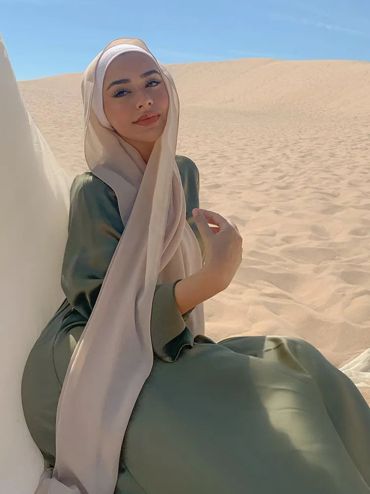 Premium Chiffon Hijab Scarf for Women: Turban Veil Shawl - Muslim Hijabs, Accessory for Veils - Ramadan Collection