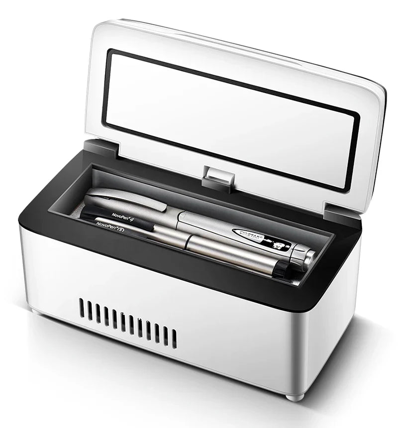 13600mAh Mini Insulin Refrigerator — High-Power USB Refrigerated Pill Box, 0-18°C Temperature Control Incubator
