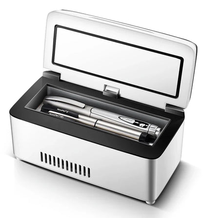 13600mAh Mini Insulin Refrigerator — High-Power USB Refrigerated Pill Box, 0-18°C Temperature Control Incubator