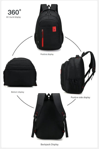 Classic Large Capacity Backpack - Stylish Student & Travel Outdoor Backpack