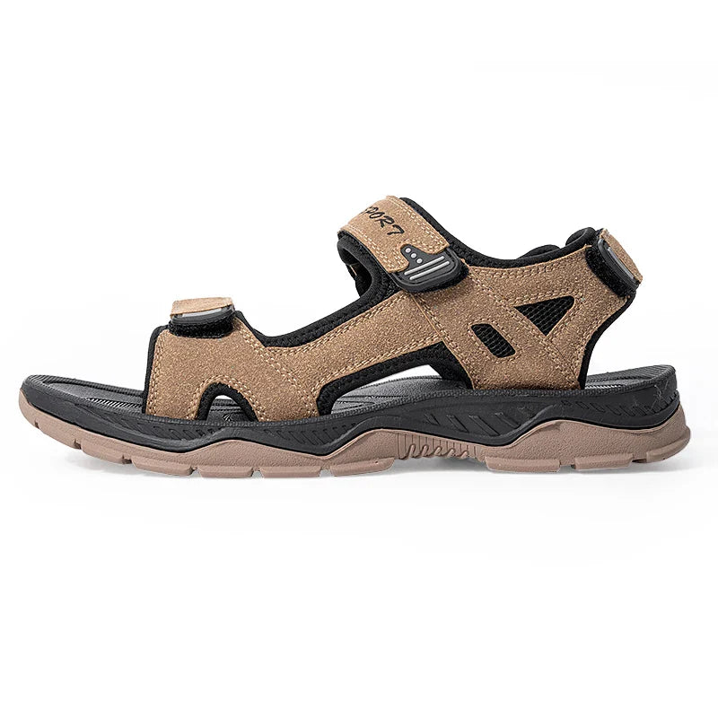Men’s Summer Beach Sandals – Breathable Quick-Dry Water Shoes | Retro Comfortable Casual Holiday Sandals for Outdoor & Beach Wear