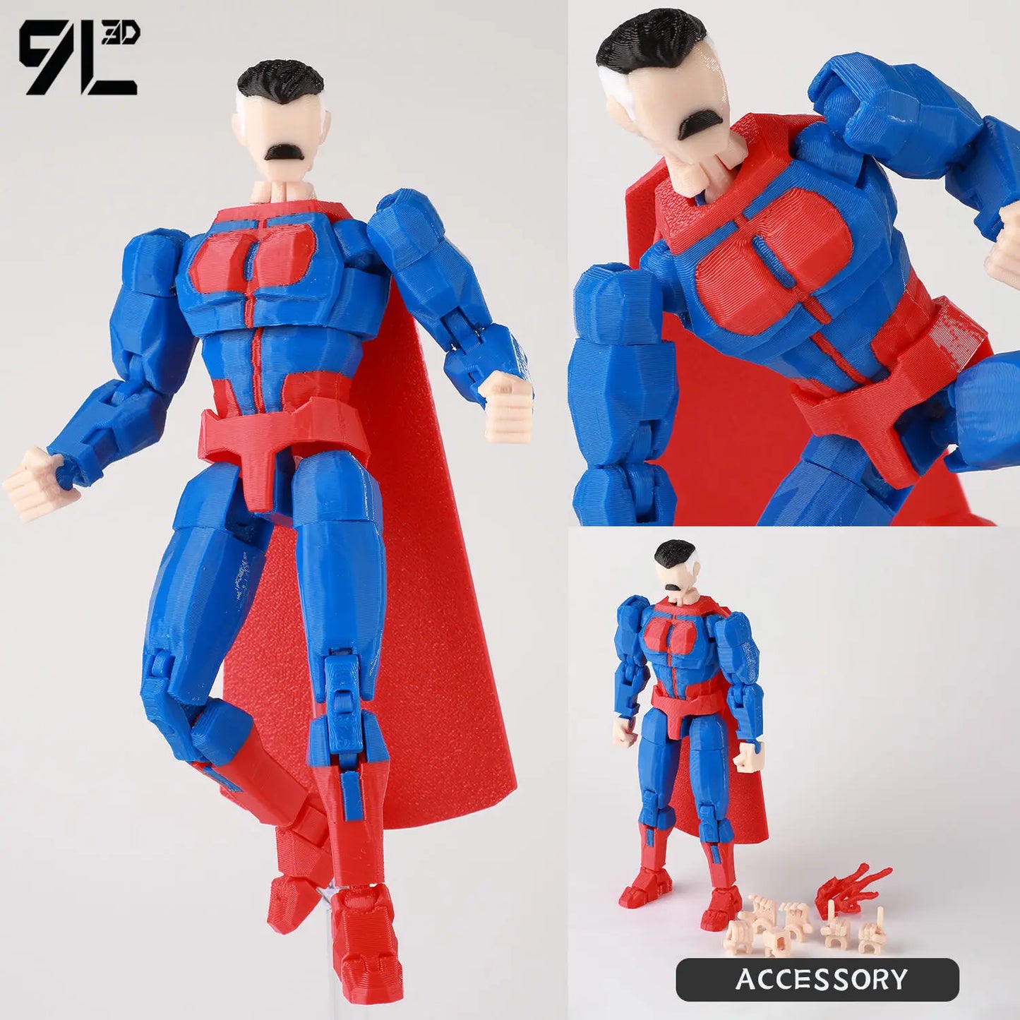 9LToyWodu Invincible Boy Action Figure – Anime Collectible Toy for Cosplay, Stop Motion & Birthday Gifts