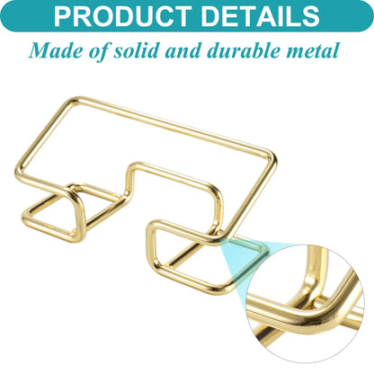 New Desktop Metal Business Card Holder – Modern Fashion Display Stand for Home & Office