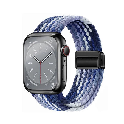 Nylon Braided Apple Watch Band - Durable Replacement Strap for Series 10/9/8/7/6/5/3 SE Ultra 49mm to 38mm