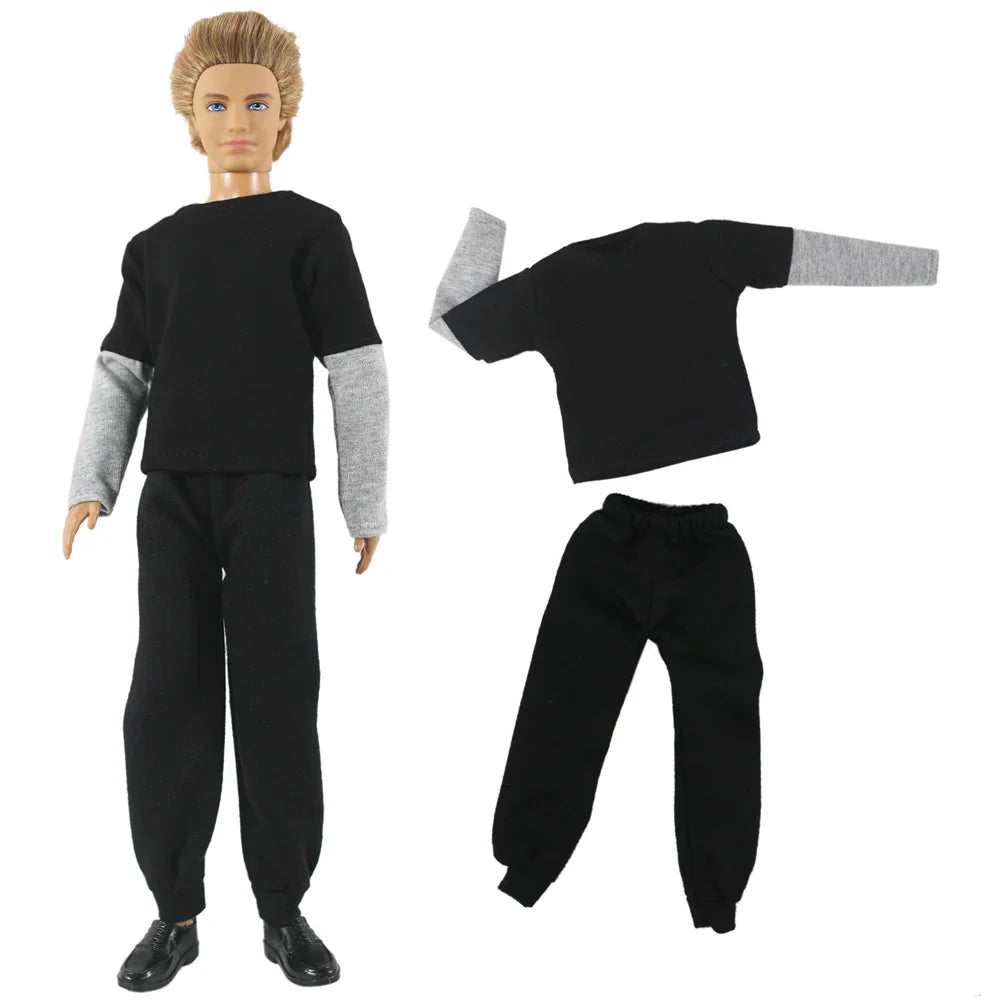 12-Inch Ken Doll Clothes – Casual Sweater Outfit, Multiple Styles Available