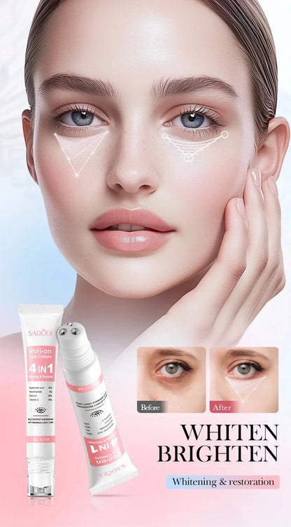 Instant Eye Bag Removal Cream – Collagen, Anti-Wrinkle, Dark Circle & Puffiness Treatment for Firming and Brightening