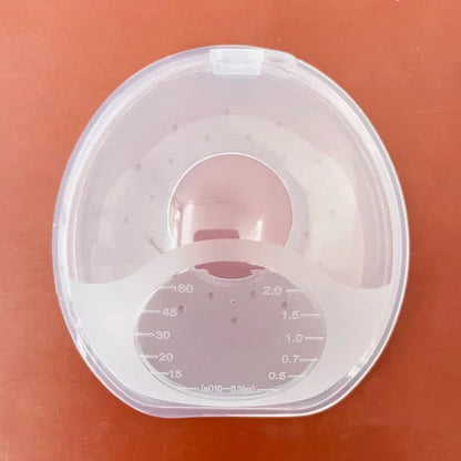 1 Pair Silica Gel Breastmilk Collection Covers | Soft Reusable Nursing Pads | Postpartum Suction Nipple Containers