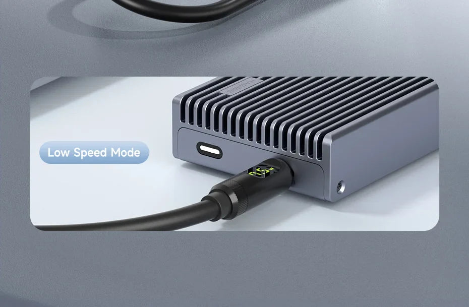 Hagibis 40Gbps USB4 M.2 NVMe SSD Enclosure – LED Display with USB4 Cable for Thunderbolt 4/3 & USB 3.2/3.1/3.0 B+M M-Key SSD Case