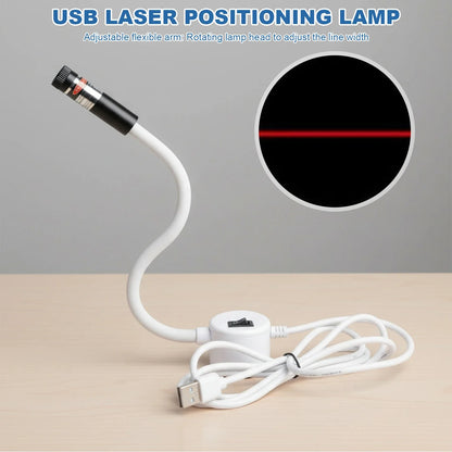 Sewing Vision Guide Light - USB Magnetic Laser Line & Cross Positioning Beam for Quilting and Sewing Machines