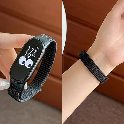 Sport Nylon Loop Strap for Xiaomi Mi Band 9 8 NFC – Replacement Wristband for Mi Band 7 6 5 4 3