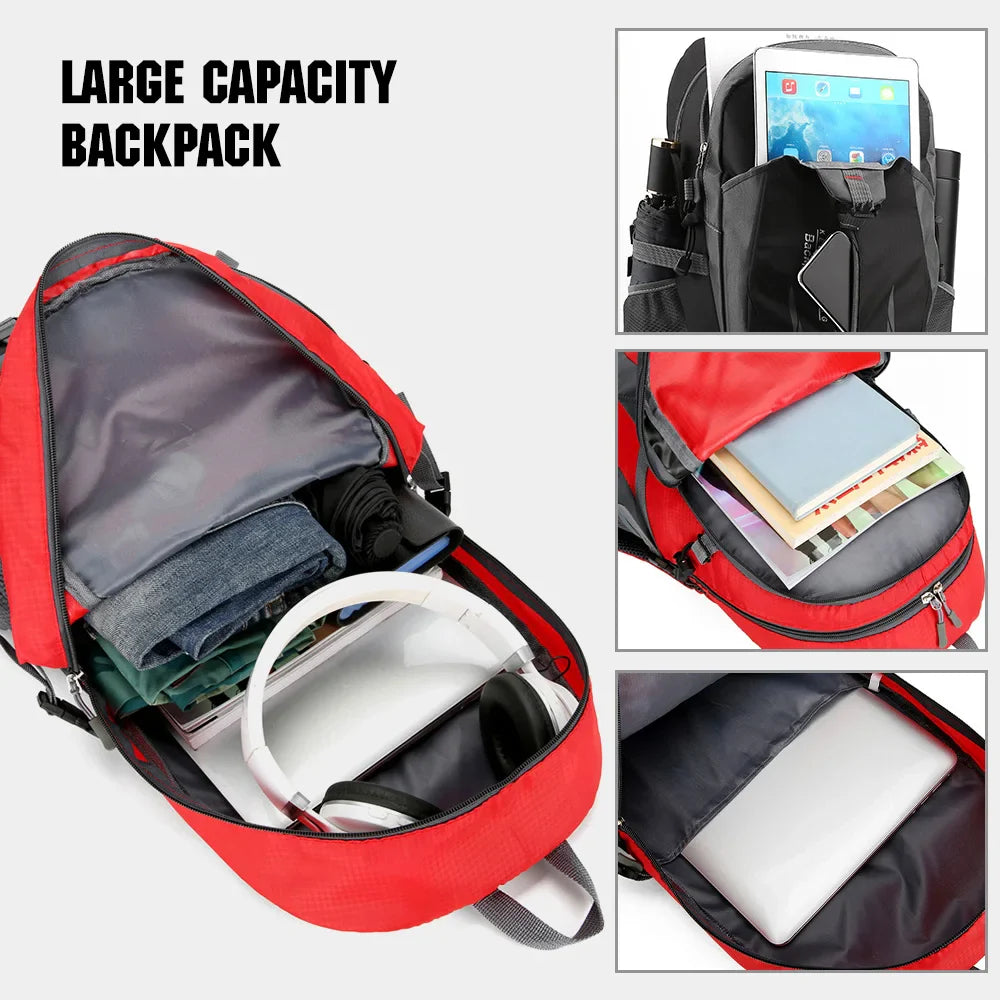 40L Waterproof Hiking Backpack – Lightweight Outdoor Trekking & Travel Daypack for Men and Women