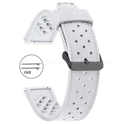 Premium Tropic Silicone Watch Strap – 20mm & 22mm Quick Release Waterproof Rubber Bracelet for Seiko, Oris & Omega