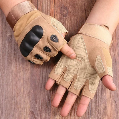 Tactical Motorcycle Gloves for Men & Women – Knuckle Protection, Full Finger Hunting, Shooting, & Cycling Bike Gloves