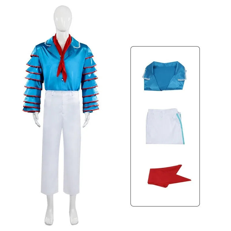 Fulujiacos Jim Carrey Cosplay Costume — Yellow Stanley Ipkiss Suit from The Mask