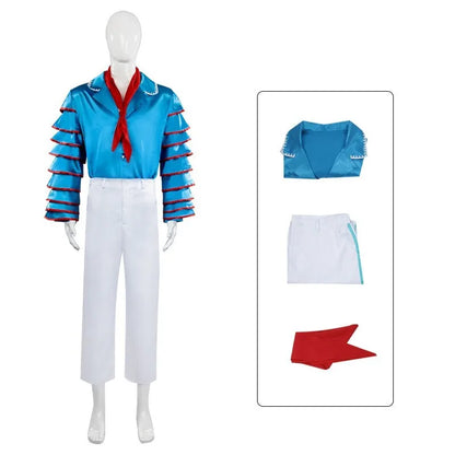 Fulujiacos Jim Carrey Cosplay Costume — Yellow Stanley Ipkiss Suit from The Mask