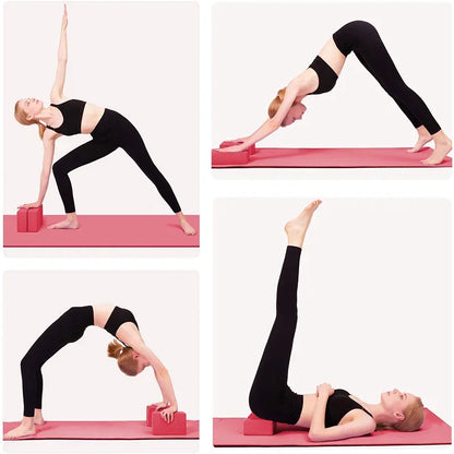 EVA Yoga & Pilates Blocks – Exercise Bricks for Home Fitness, Reinforcement, and Workout Support