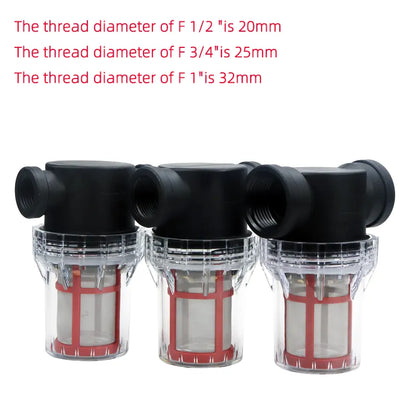 304 Stainless Steel 200 Mesh Filter Screen - Pre-Filter Water Pump Filter for 1/2 Inch, 3/4 Inch, and 1 Inch Filters