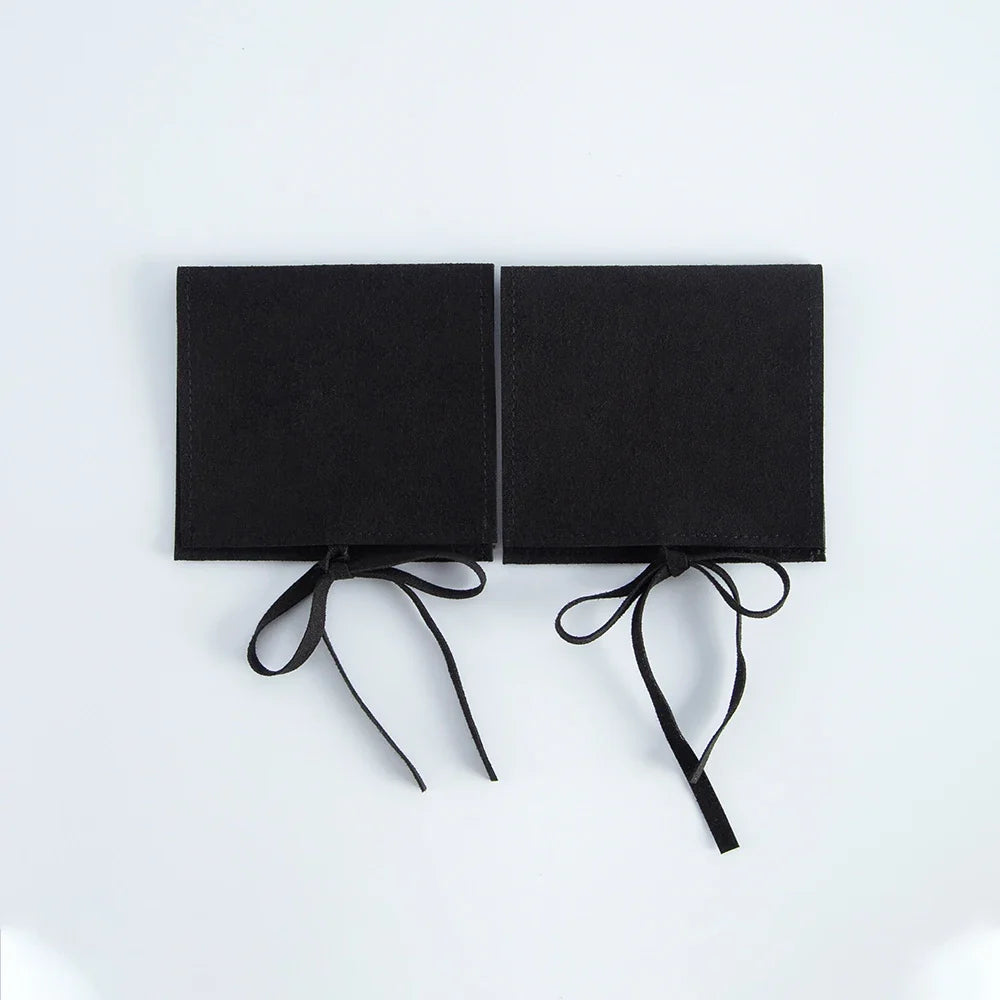 10PCS Velvet Jewelry Gift Pouches - Elegant Wedding Favor Bags & Microfiber Cosmetic Storage Bags