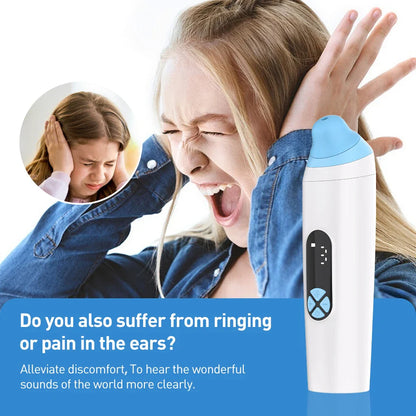 Ear Pressure Relief Device – Eustachian Tube Unblocker with 3-Speed Adjustment for Tinnitus, Ear Blockage, and Dizziness Relief