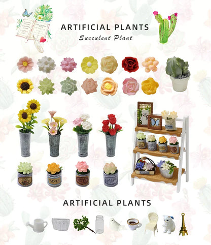 DIY Wooden Sunshine Greenhouse Cottage – Miniature Dollhouse Kit with Furniture for Friends' Gifts