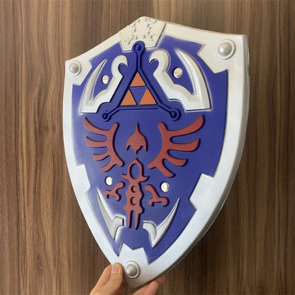 1:1 Skyward Sword Shield Cosplay Weapon – Soft Rubber Link Role-Play Toy for Kids Gift