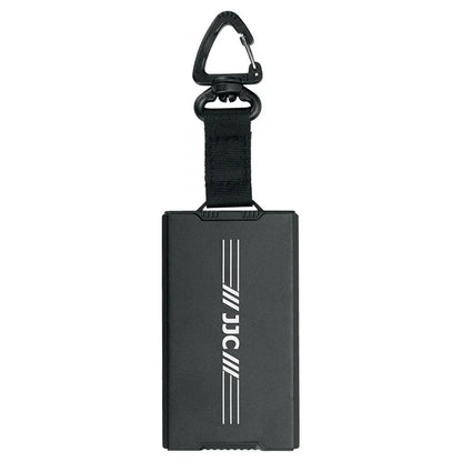 JJC 18-Slot Memory Card Case – Pop-Up SD, MicroSD, Nano SIM & NM Card Holder with Carabiner