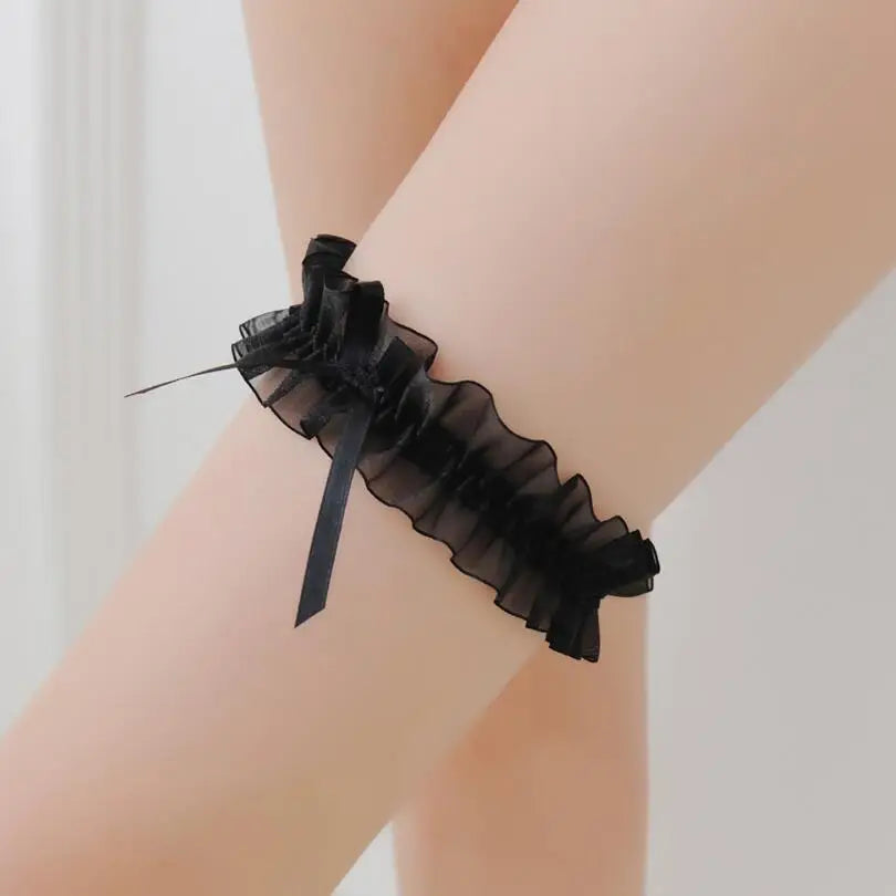 Sexy Elastic Heart Harness Garter Belt – Fashion Goth Bondage Leather Thigh Lingerie for Stockings