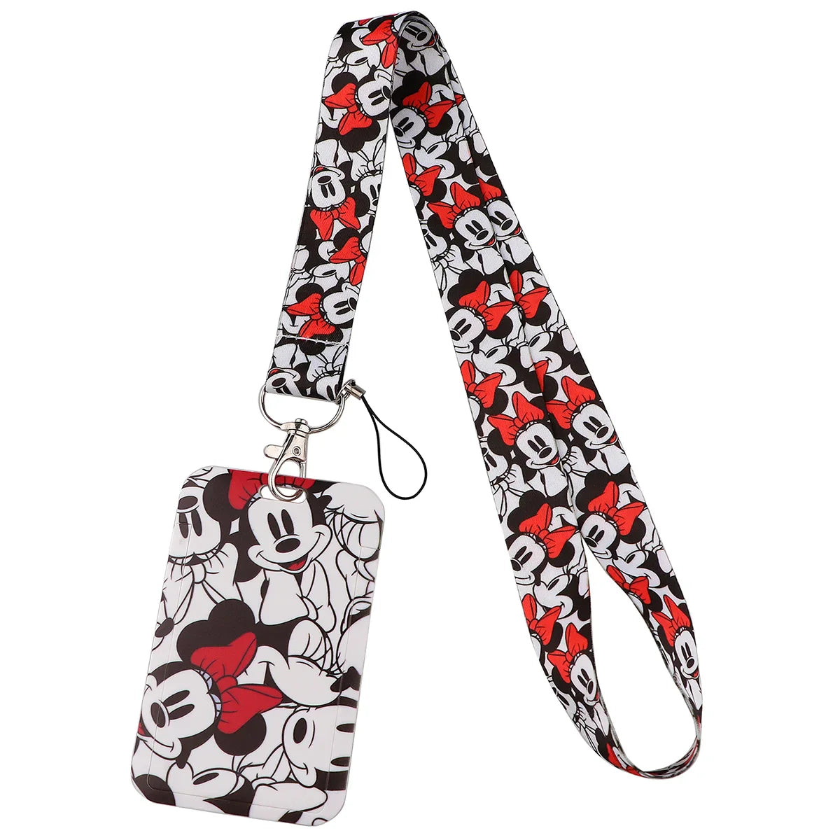 Cartoon Stitch Credential Holder Lanyard – Cute Neck Strap for Keychain, Pass & Credit Card Holder Accessories