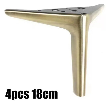 4Pcs Metal Furniture Legs – Heavy-Duty Feet for TV Stand, Sofa, Cabinet & Table, 800KG Load Capacity