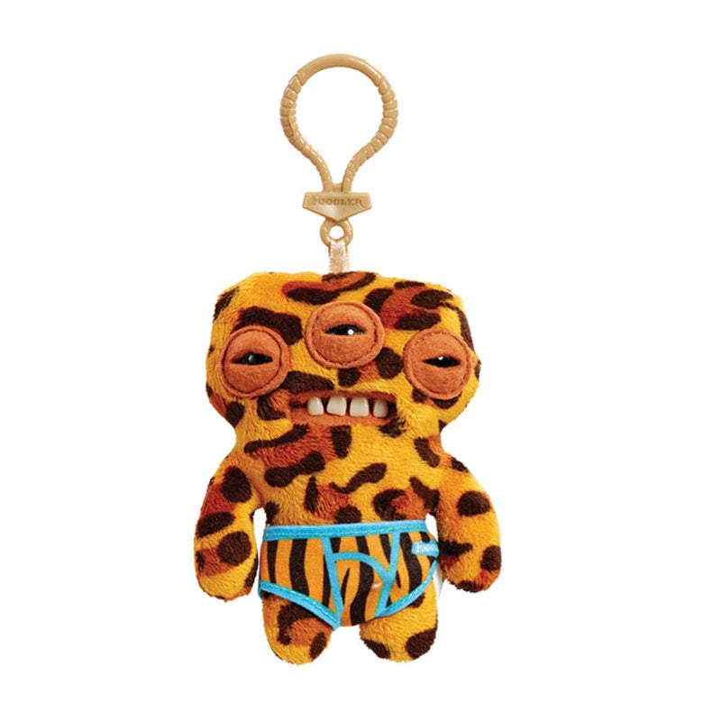 12cm Fuggler Ugly Monster Plush Keychain – Funny Kawaii Rabbit Stuffed Doll Pendant Gift for Kids