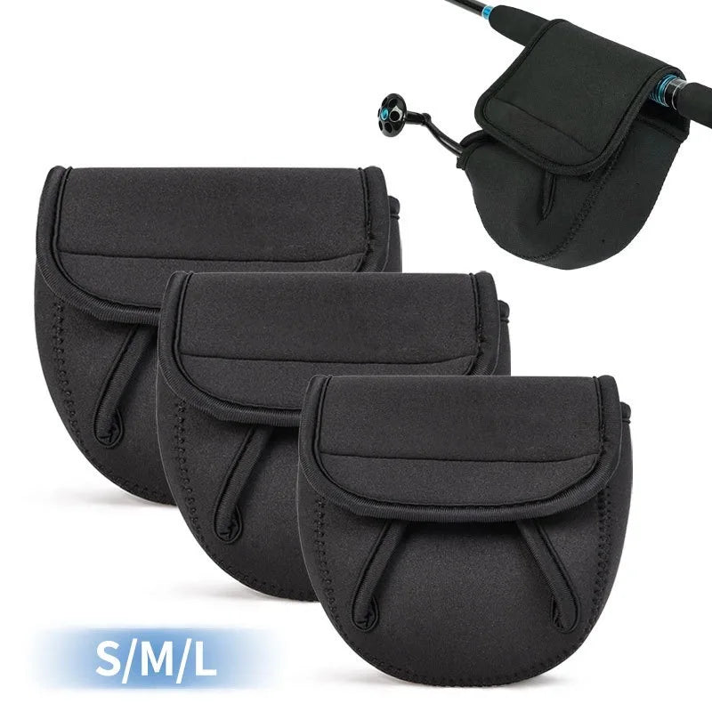Waterproof Fishing Reel Storage Bag – Lightweight Protective Cover for Spinning & Drop Shot Reels (S/M/L Sizes)