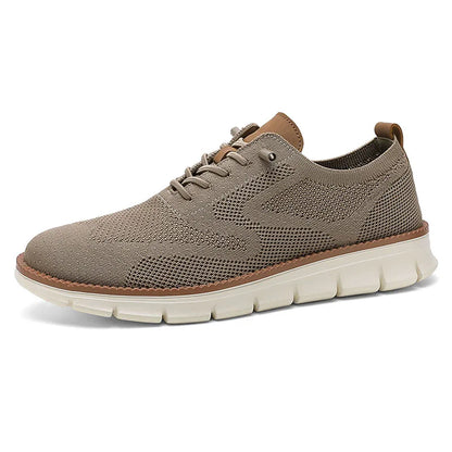 YRZL Men’s Casual Sports Shoes – Anti-Slip, Wear-Resistant, Breathable Cushioning with Color Blocking Design
