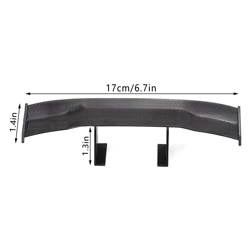Mini Carbon Fiber Tail Wing - Universal Car & Motorcycle Creative Rear Decoration Accessory